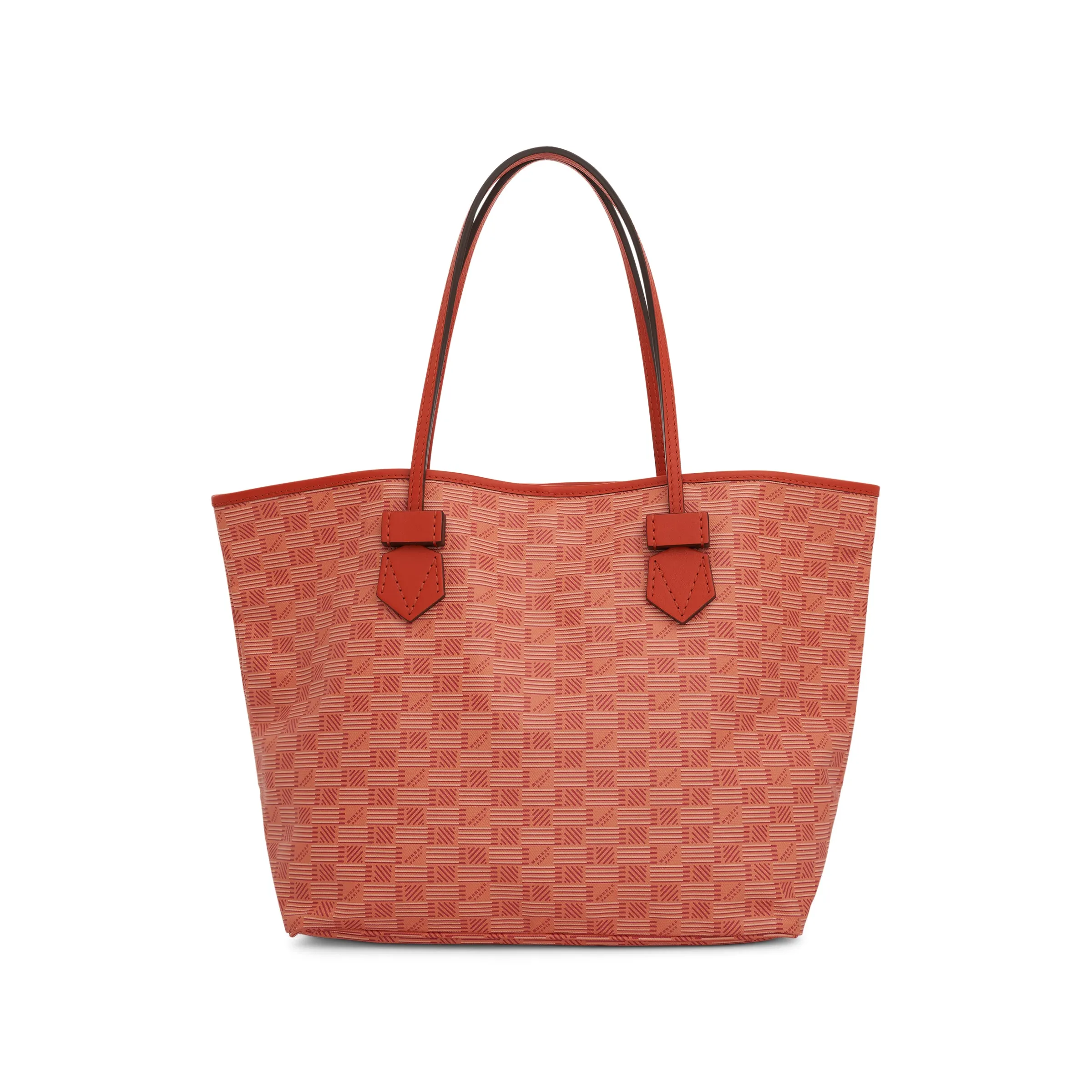 Saint Tropez Tote MM in Orange/Milk sold by MARAIS