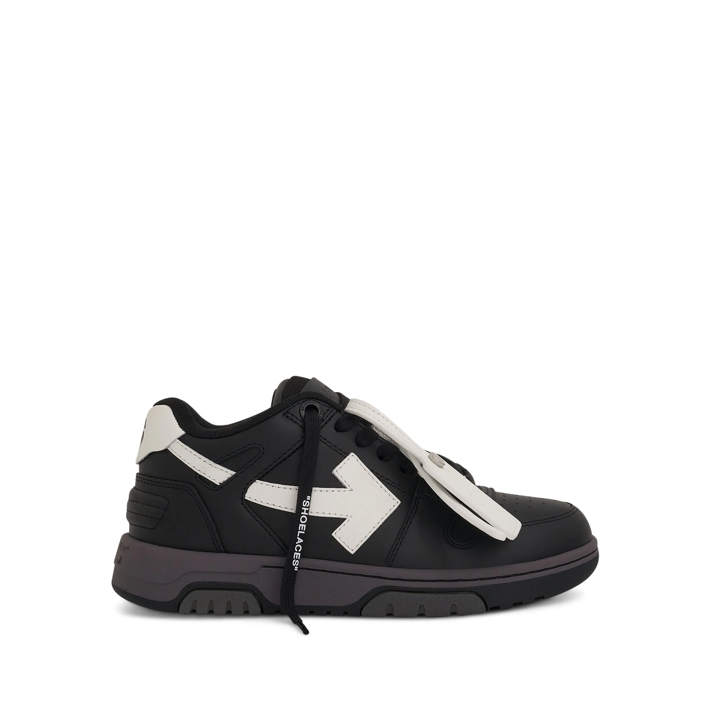 Out Of Office Leather Sneaker in Black sold by MARAIS