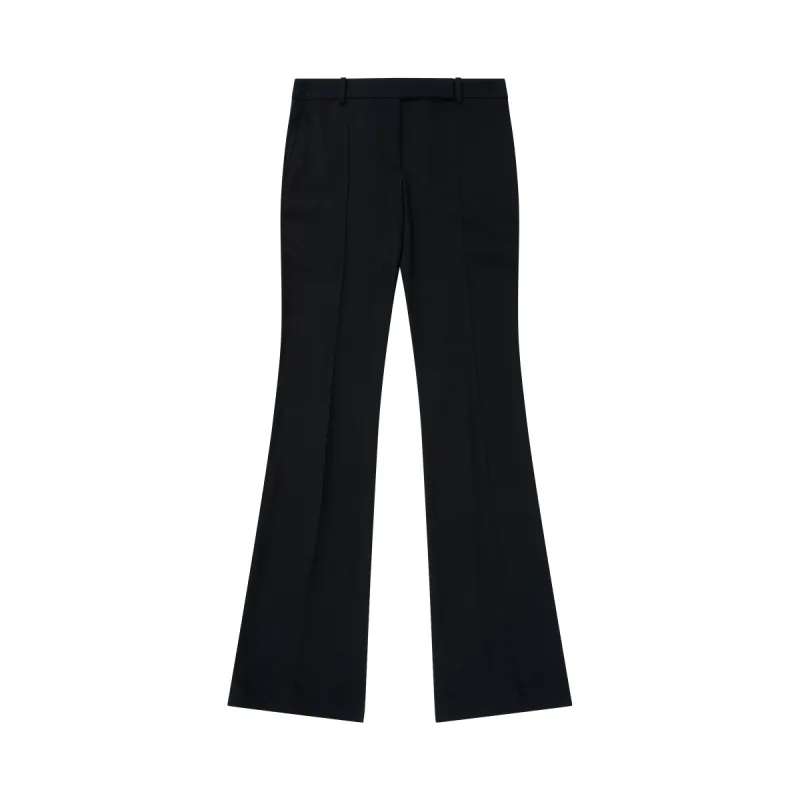 Narrow Bootcut Pants in Black sold by MARAIS