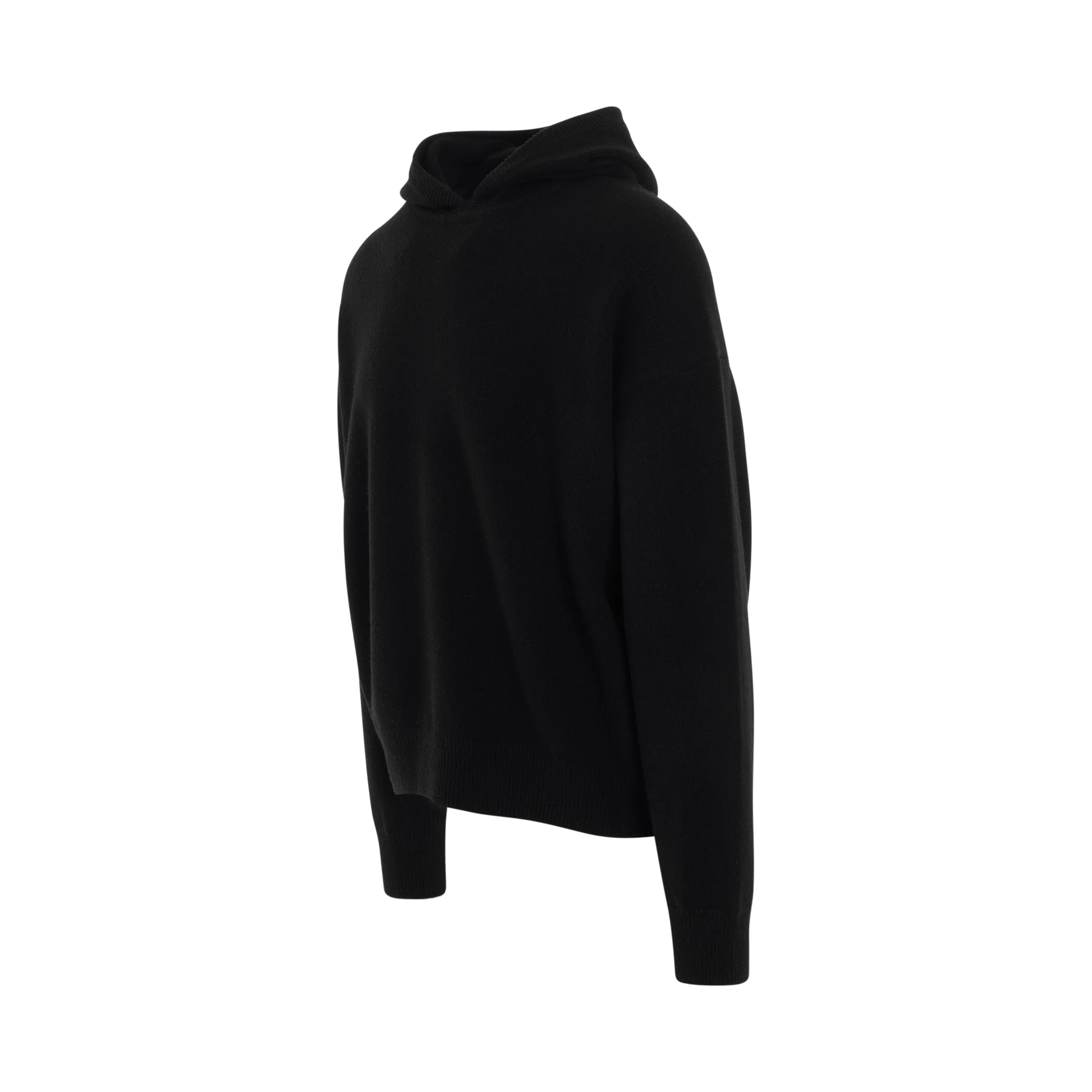 Oversized Basic Knit Hoodie in Black sold by MARAIS product image thumbnail 2