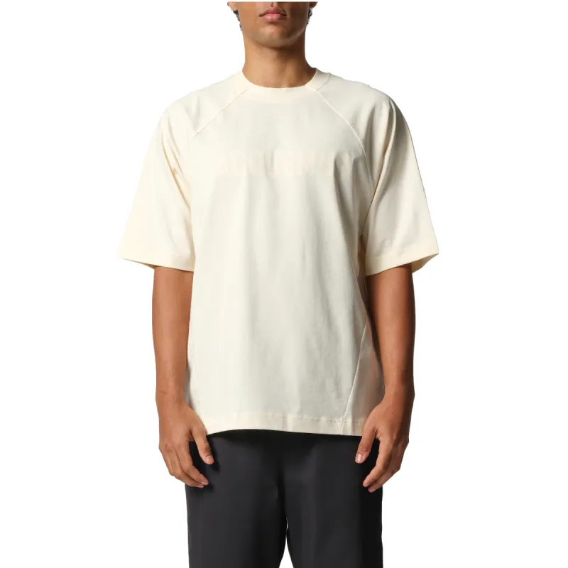 Le T-Shirt Typo in Light Beige sold by MARAIS