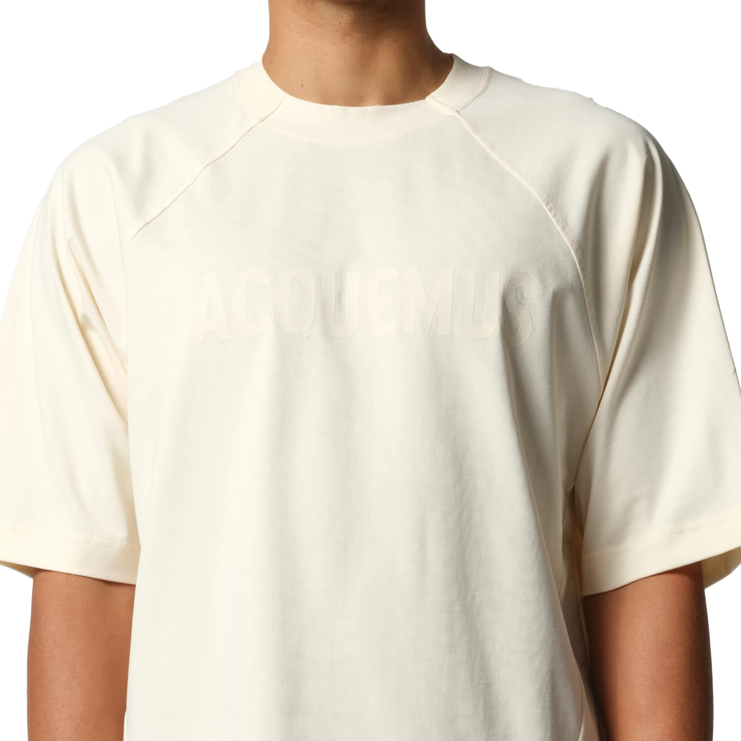 Le T-Shirt Typo in Light Beige sold by MARAIS product image thumbnail 3