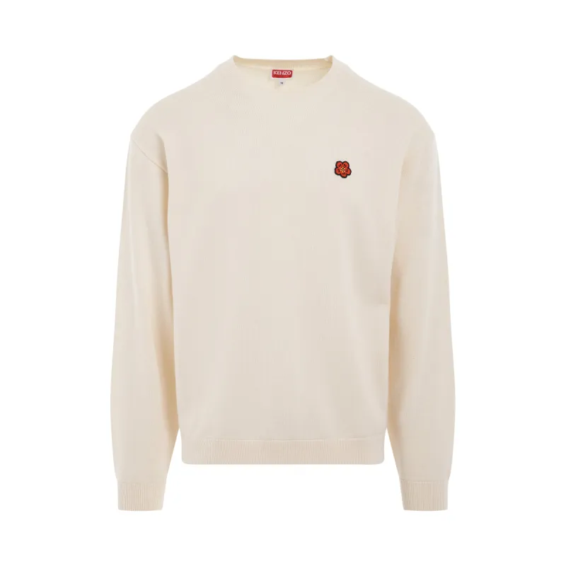 Boke Flower Crest Jumper in Off White sold by MARAIS