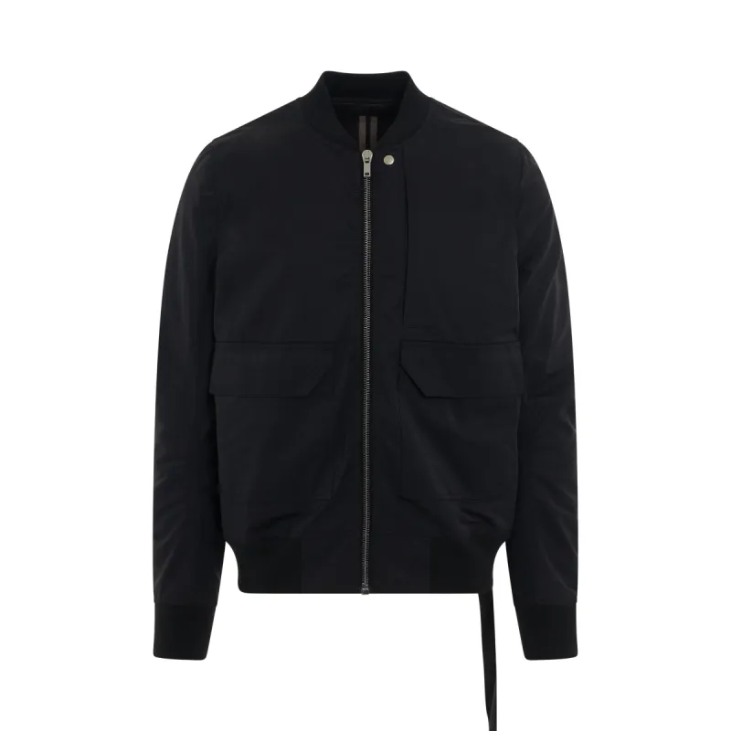 DRKSHDW Lido Flight Padded Bomber Jacket in Black sold by MARAIS