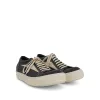 Vintage Leather Sneakers in Black/Milk sold by MARAIS