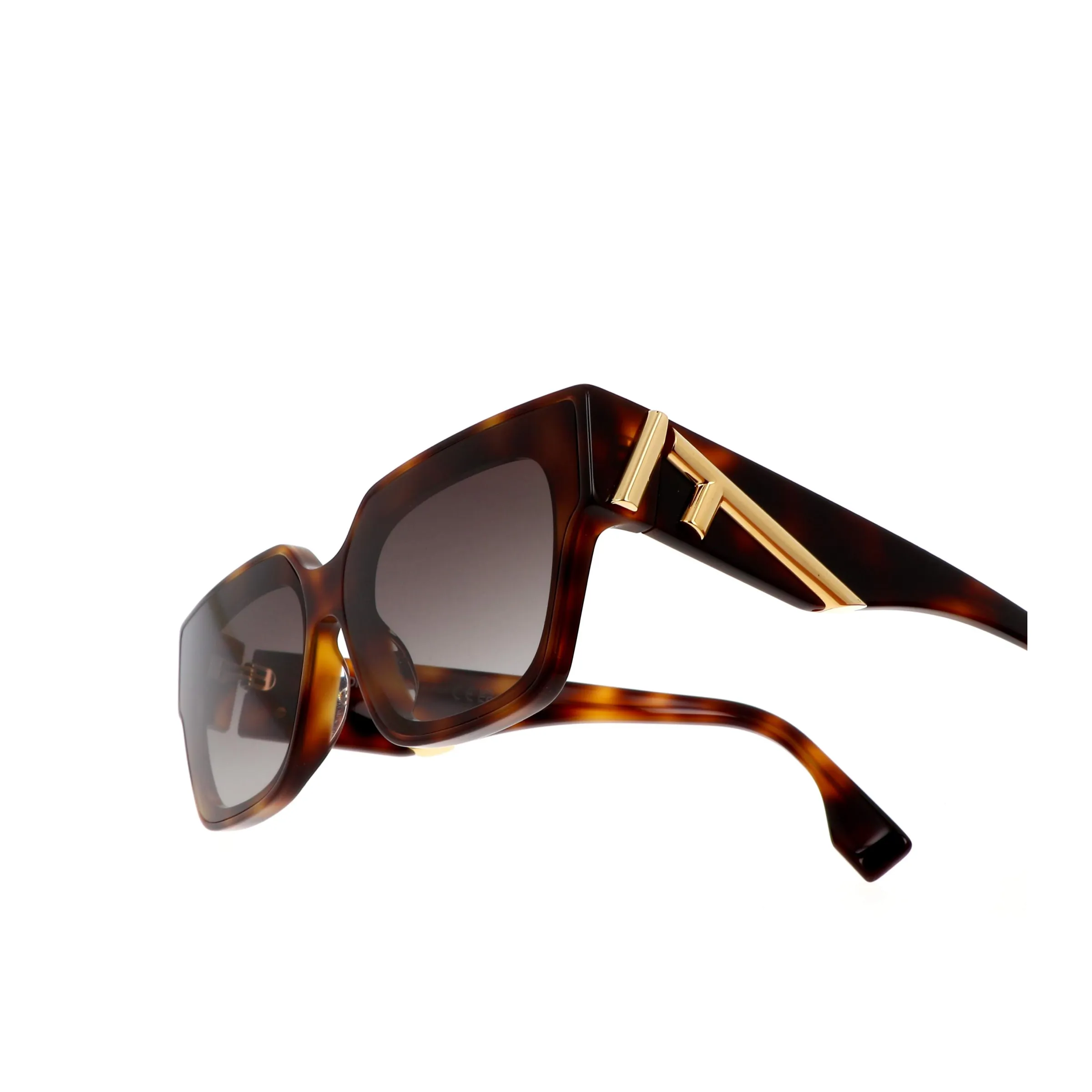 Fendi FE40099F 6653B Acetate Sunglasses in Tortoise sold by MARAIS product image thumbnail 4