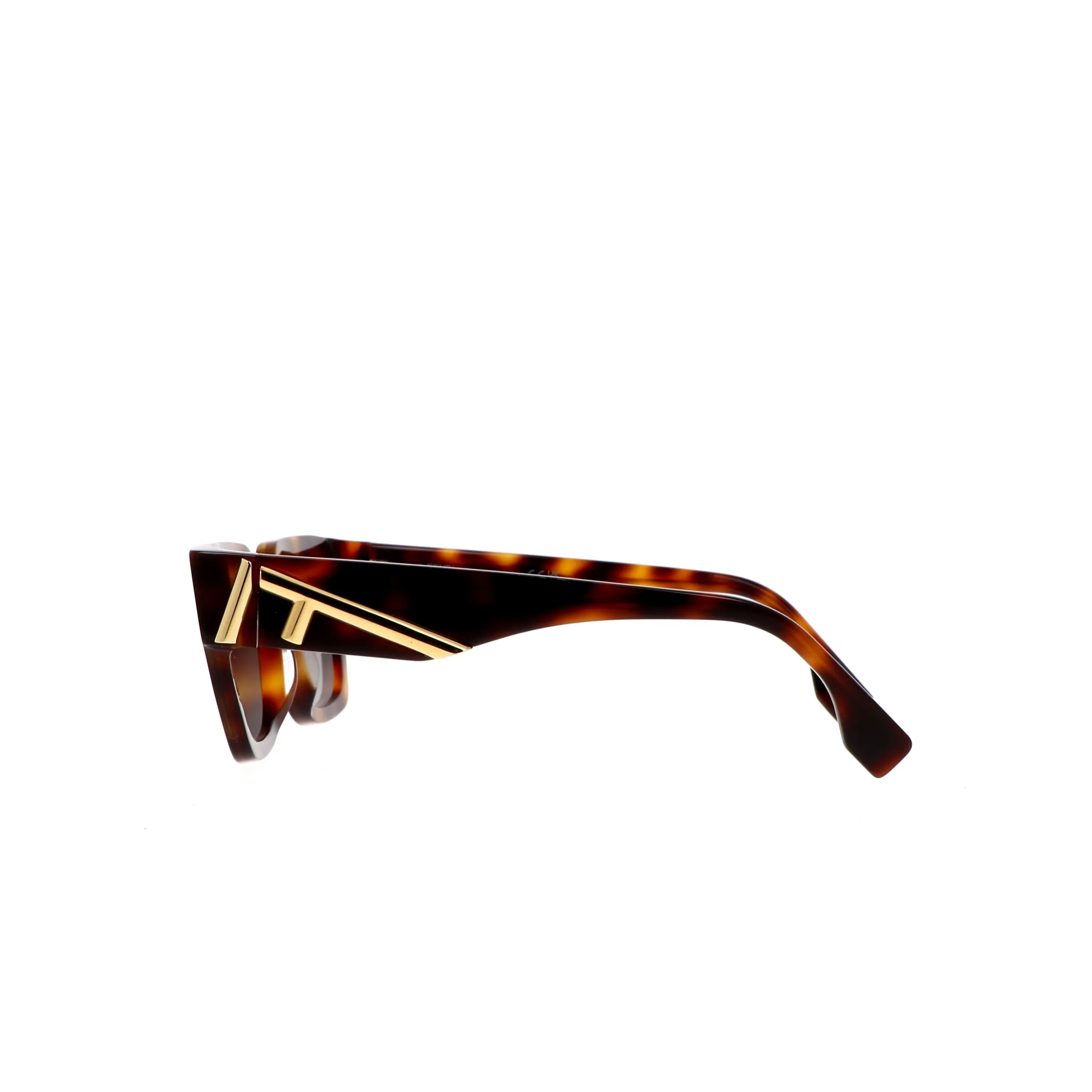 Fendi FE40099F 6653B Acetate Sunglasses in Tortoise sold by MARAIS product image thumbnail 3