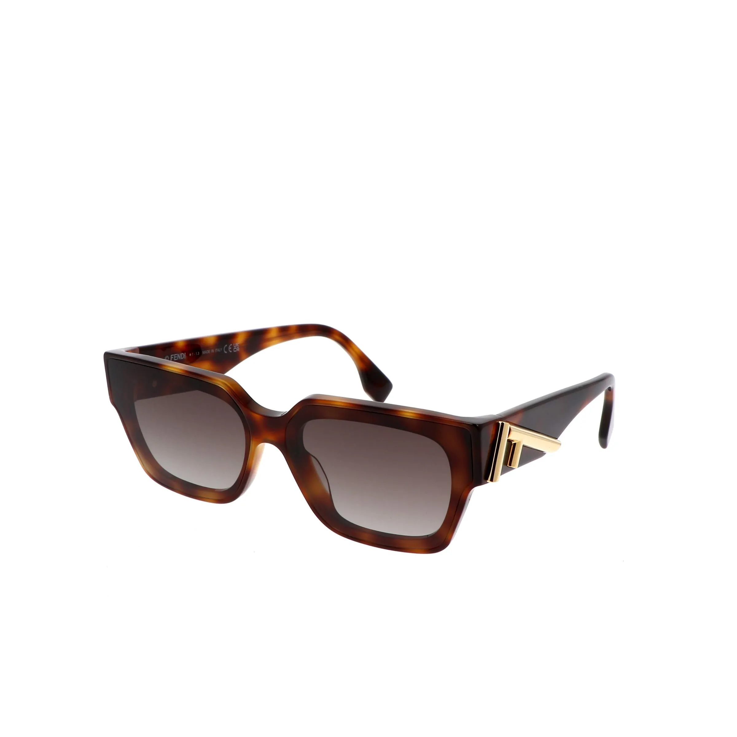 Fendi FE40099F 6653B Acetate Sunglasses in Tortoise sold by MARAIS product image thumbnail 2