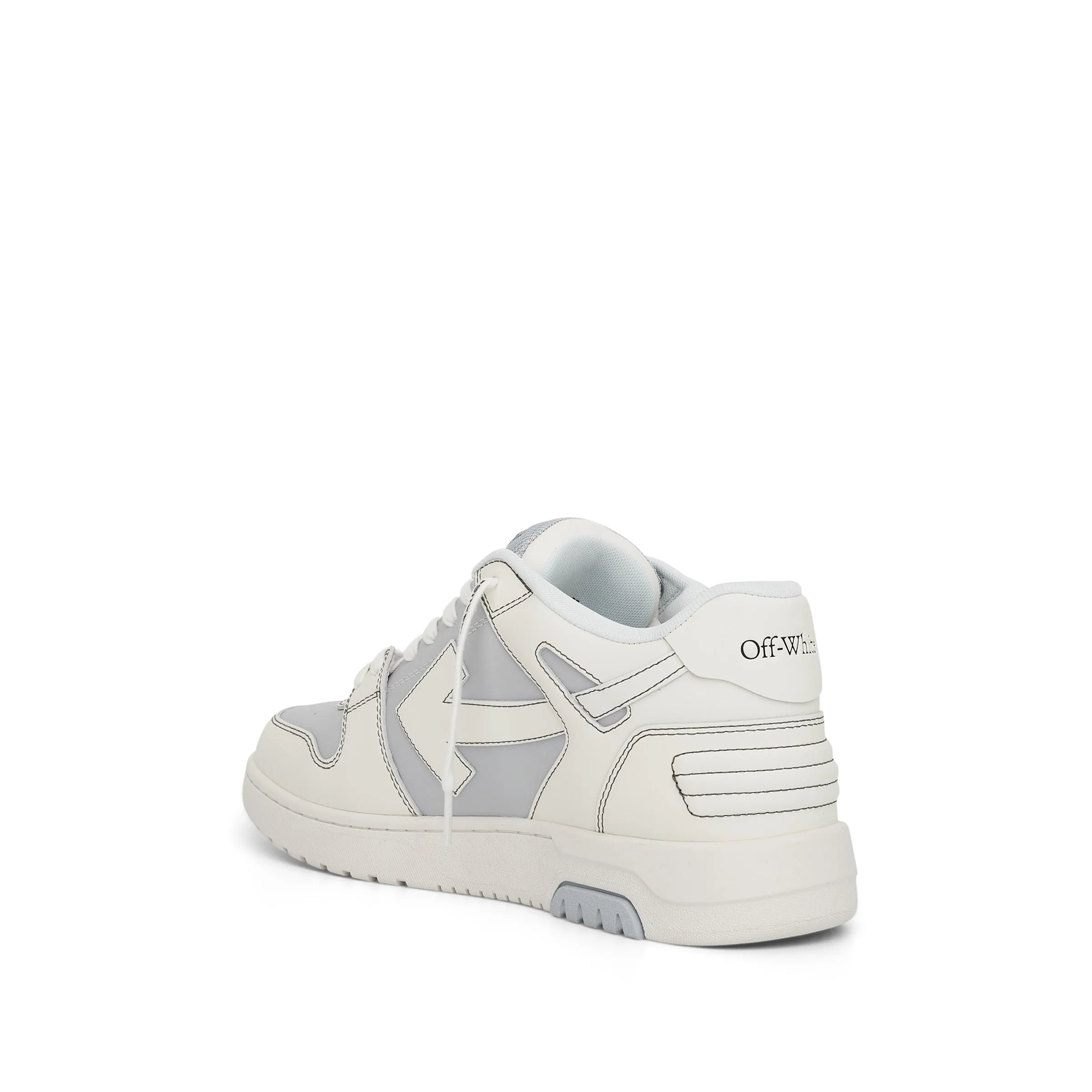 Out of Office Calf Leather Sneaker in Light Blue/White sold by MARAIS product image thumbnail 3