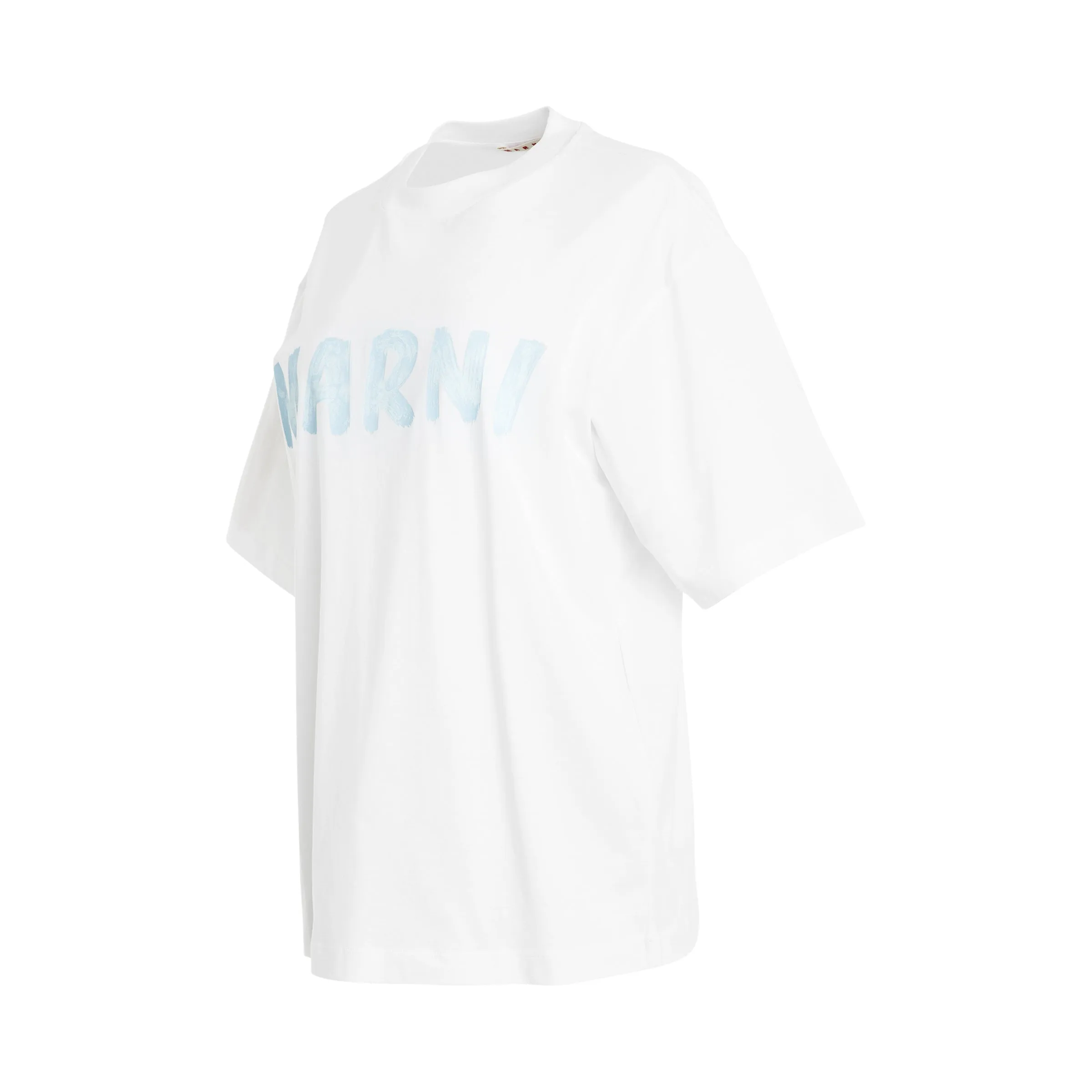 Big Logo Boxy T-Shirt in White sold by MARAIS product image thumbnail 2