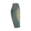 Pleated Denim Skirt in Dirty Wash sold by MARAIS