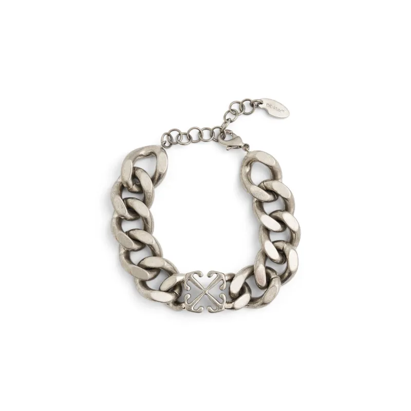 Arrow OW Chain Bracelet in Silver sold by MARAIS