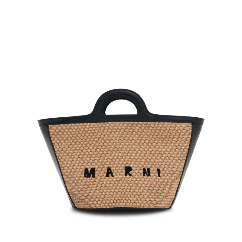 Tropicalia Micro Bag in Sand Storm/Black sold by MARAIS