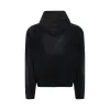 Washed Western Embroidered Hoodie in Black sold by MARAIS