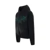 Washed Western Embroidered Hoodie in Black sold by MARAIS