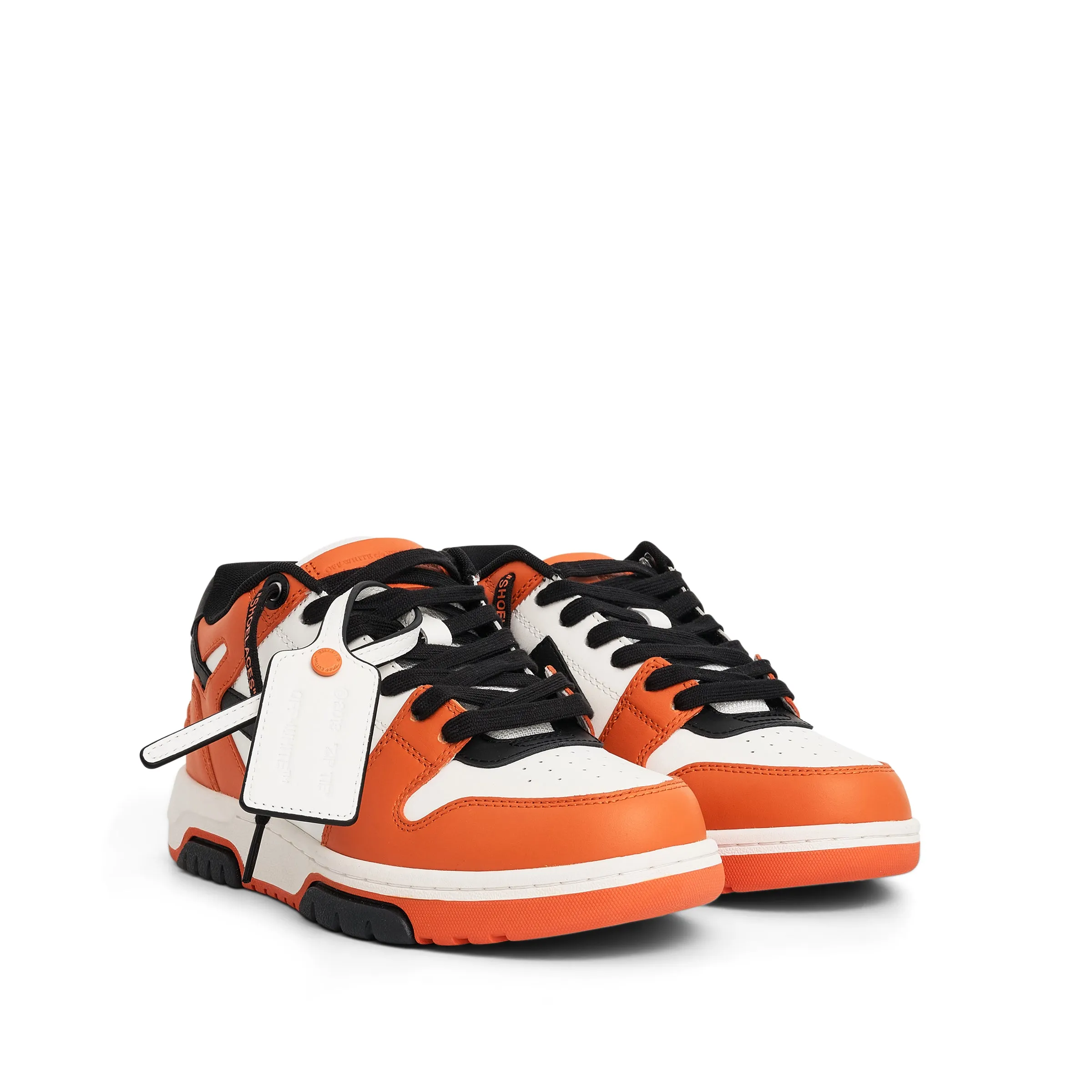 Out of Office Calf Leather Sneaker In Colour Orange/Black sold by MARAIS product image thumbnail 2