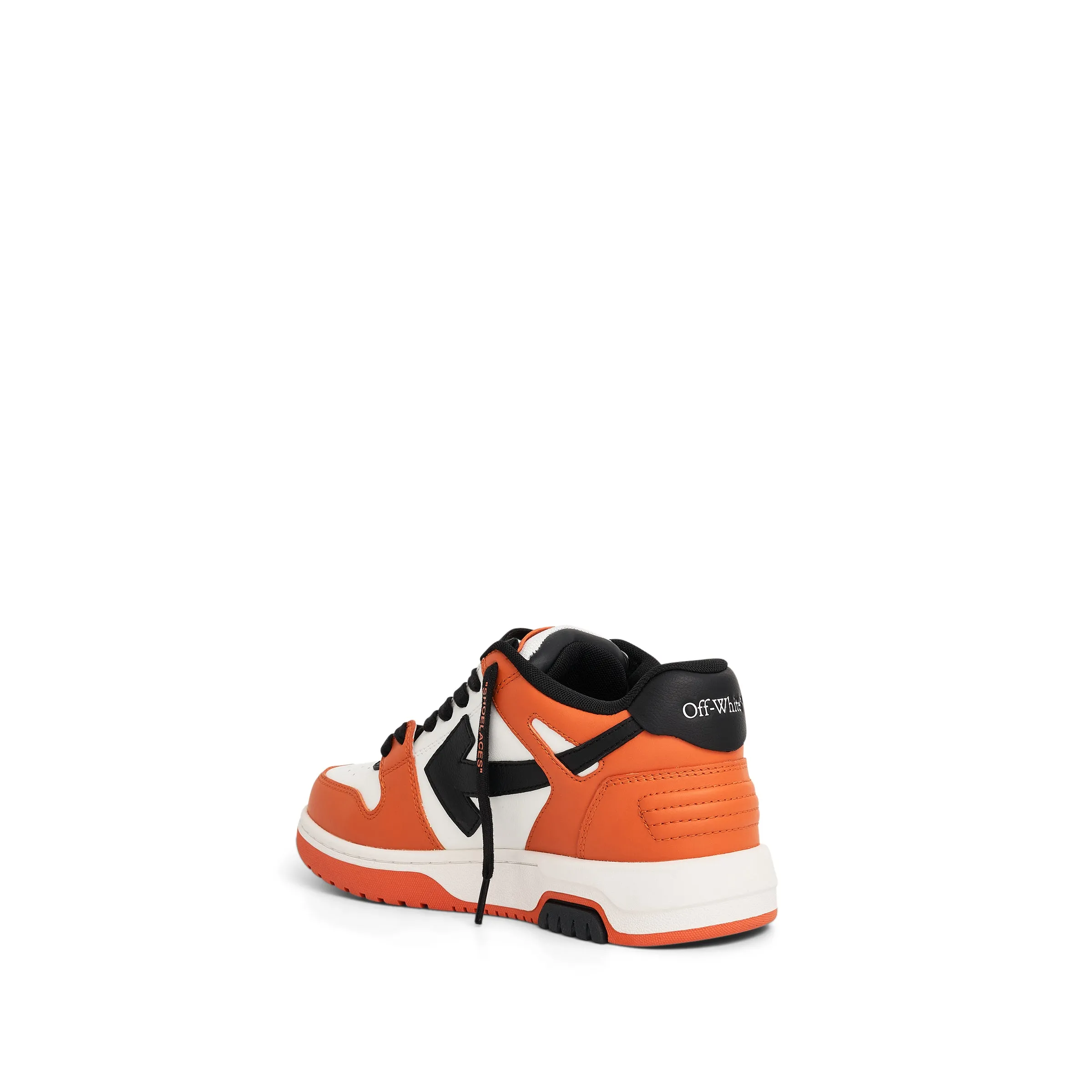 Out of Office Calf Leather Sneaker In Colour Orange/Black sold by MARAIS product image thumbnail 3