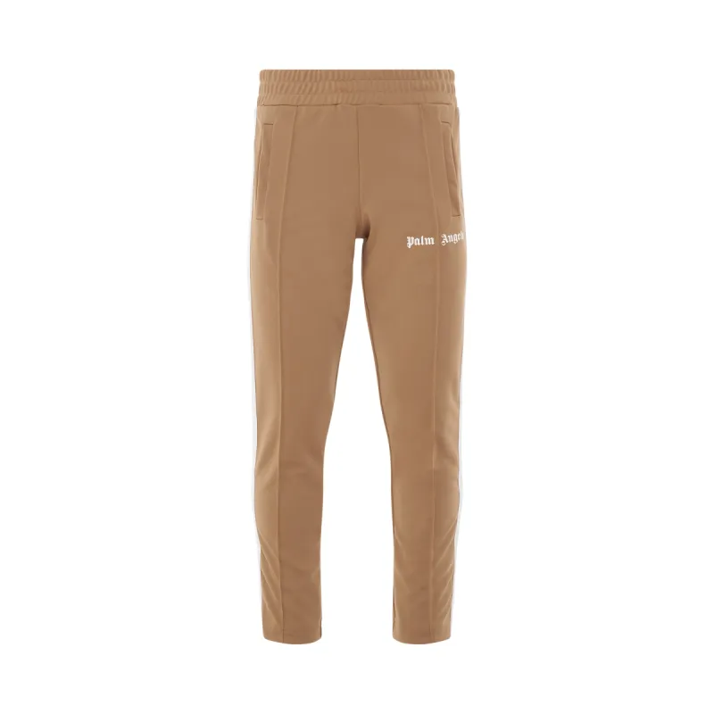PA Slim Track Pants in Beige/White sold by MARAIS