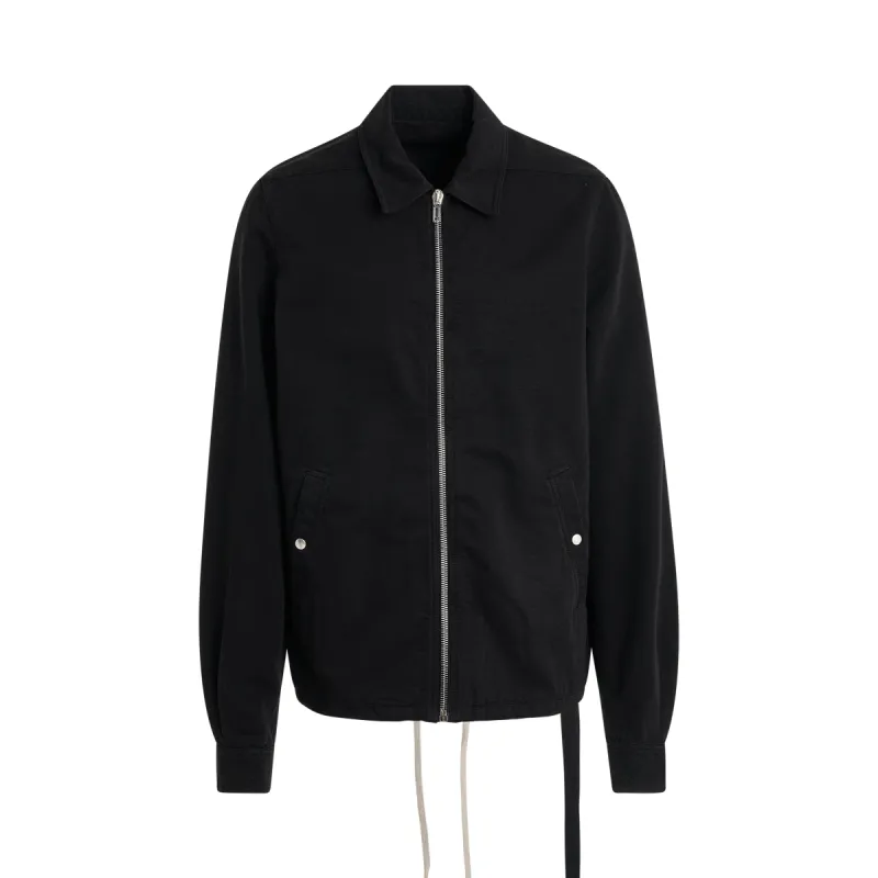 Zipfront Jacket in Black sold by MARAIS