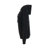 Embroidered Flower Arrow Regular Fit Hoodie in Black sold by MARAIS