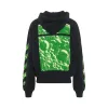 Moon Tab Oversize Hoodie in Black sold by MARAIS