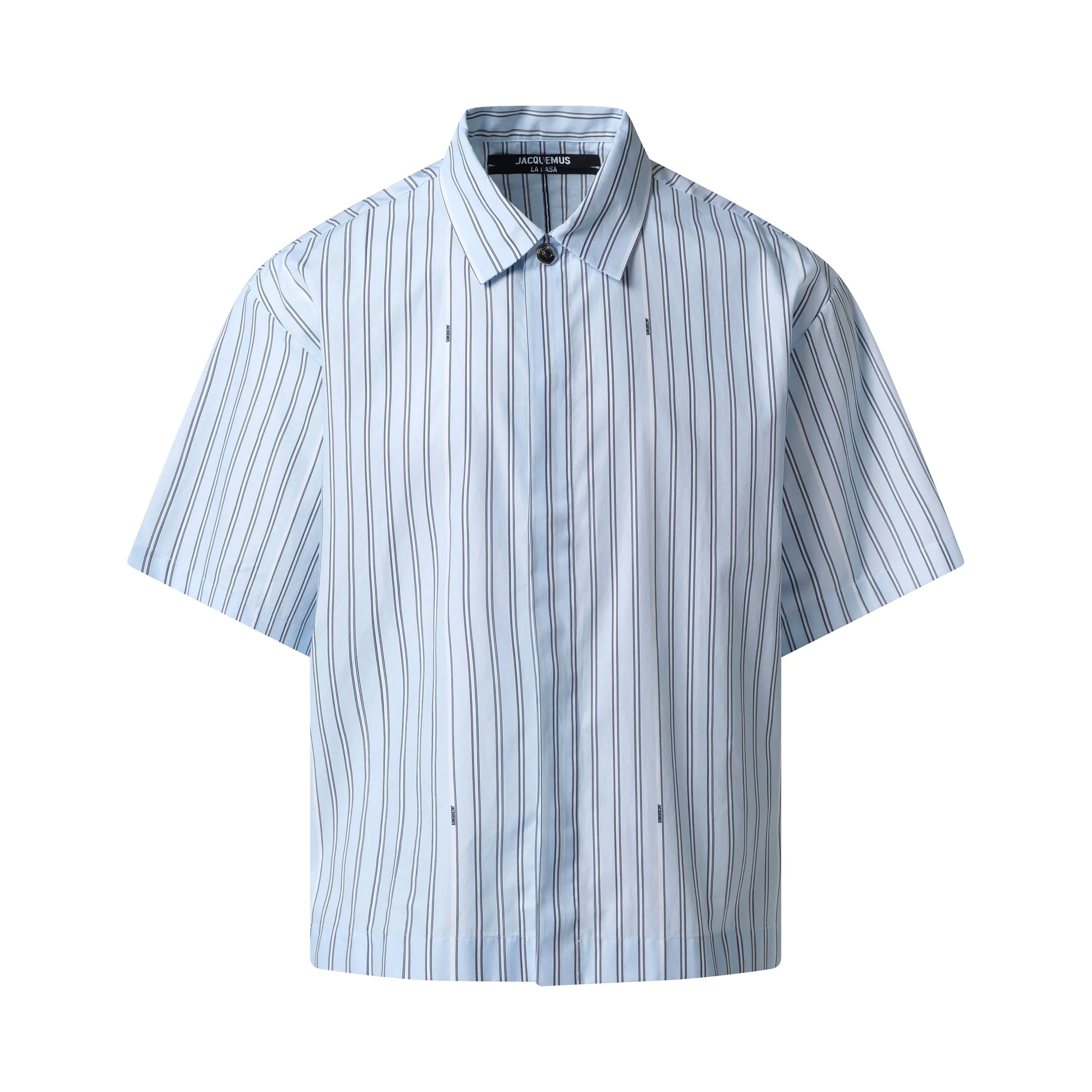 La Chemise Manches Courte in Blue Stripe sold by MARAIS product image thumbnail 2