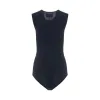 Sleeveless Bodysuit in Black sold by MARAIS