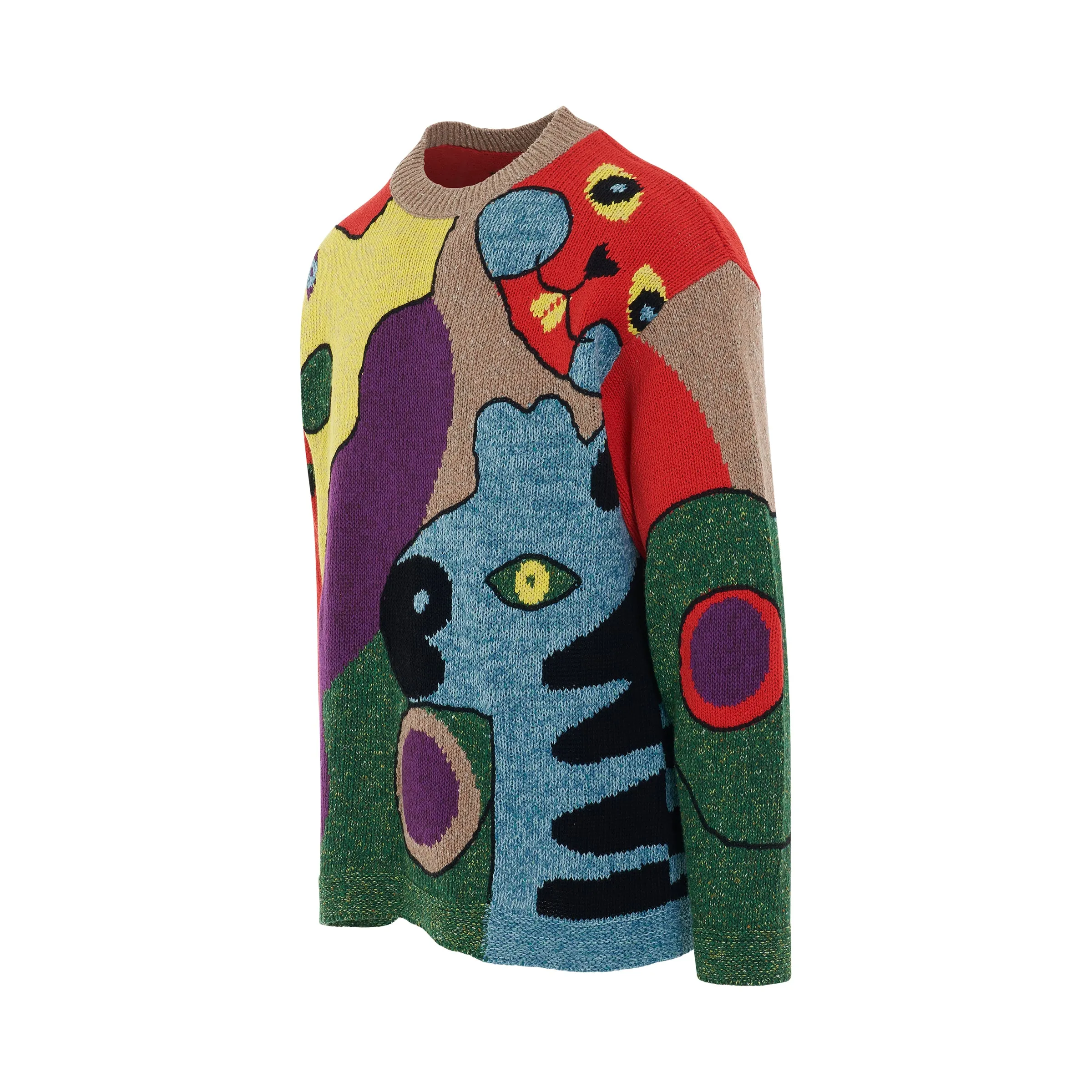 Knit Jumper in Purple sold by MARAIS product image thumbnail 2