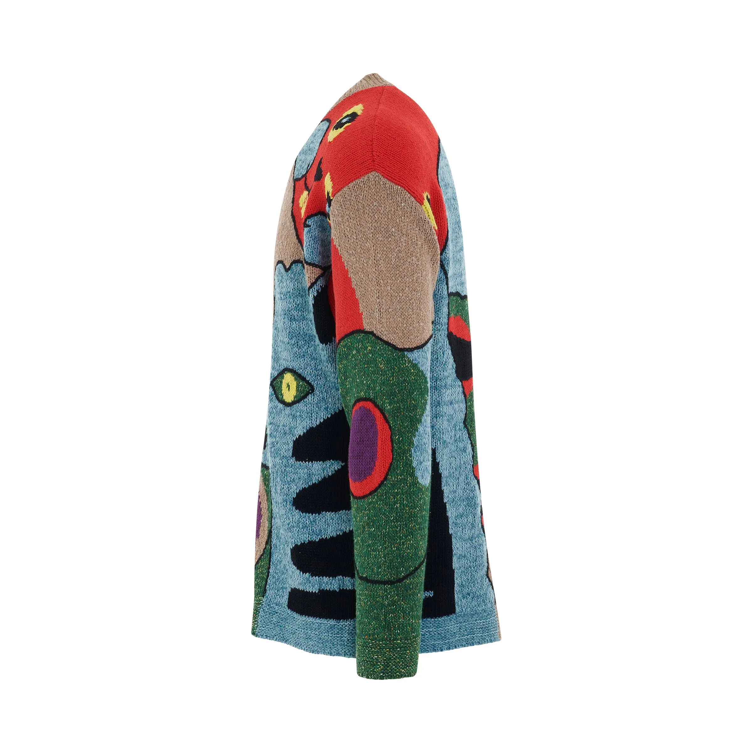 Knit Jumper in Purple sold by MARAIS product image thumbnail 3