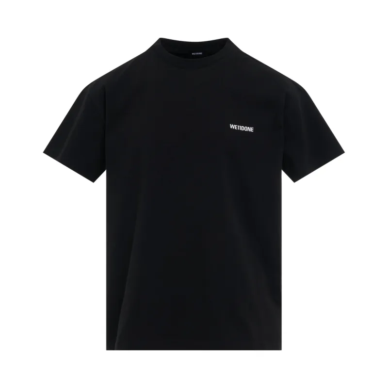 Cotton Mini Logo T-Shirt in Black sold by MARAIS