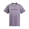Cotton Jersey Logo T-Shirt in Washed Purple sold by MARAIS