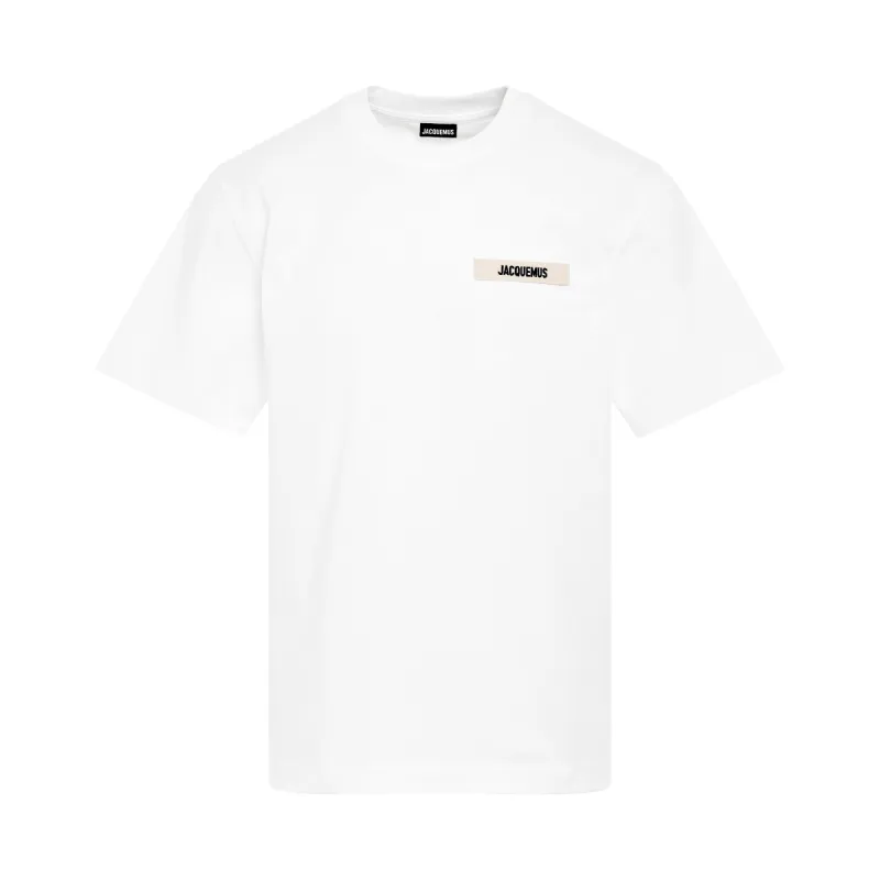 Gros Grain Logo T-Shirt in White sold by MARAIS