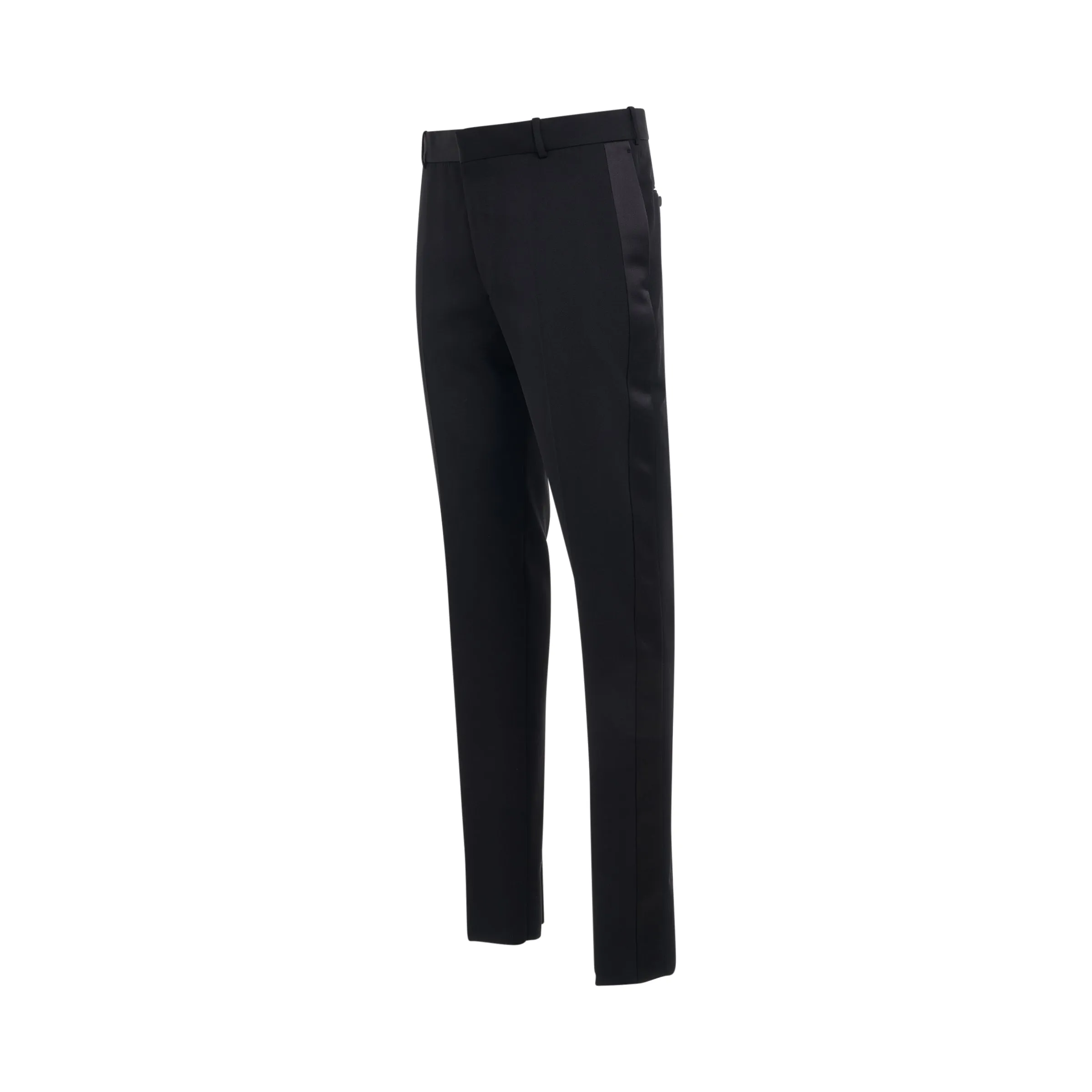 Evening Tuxedo Trousers in Black sold by MARAIS product image thumbnail 2
