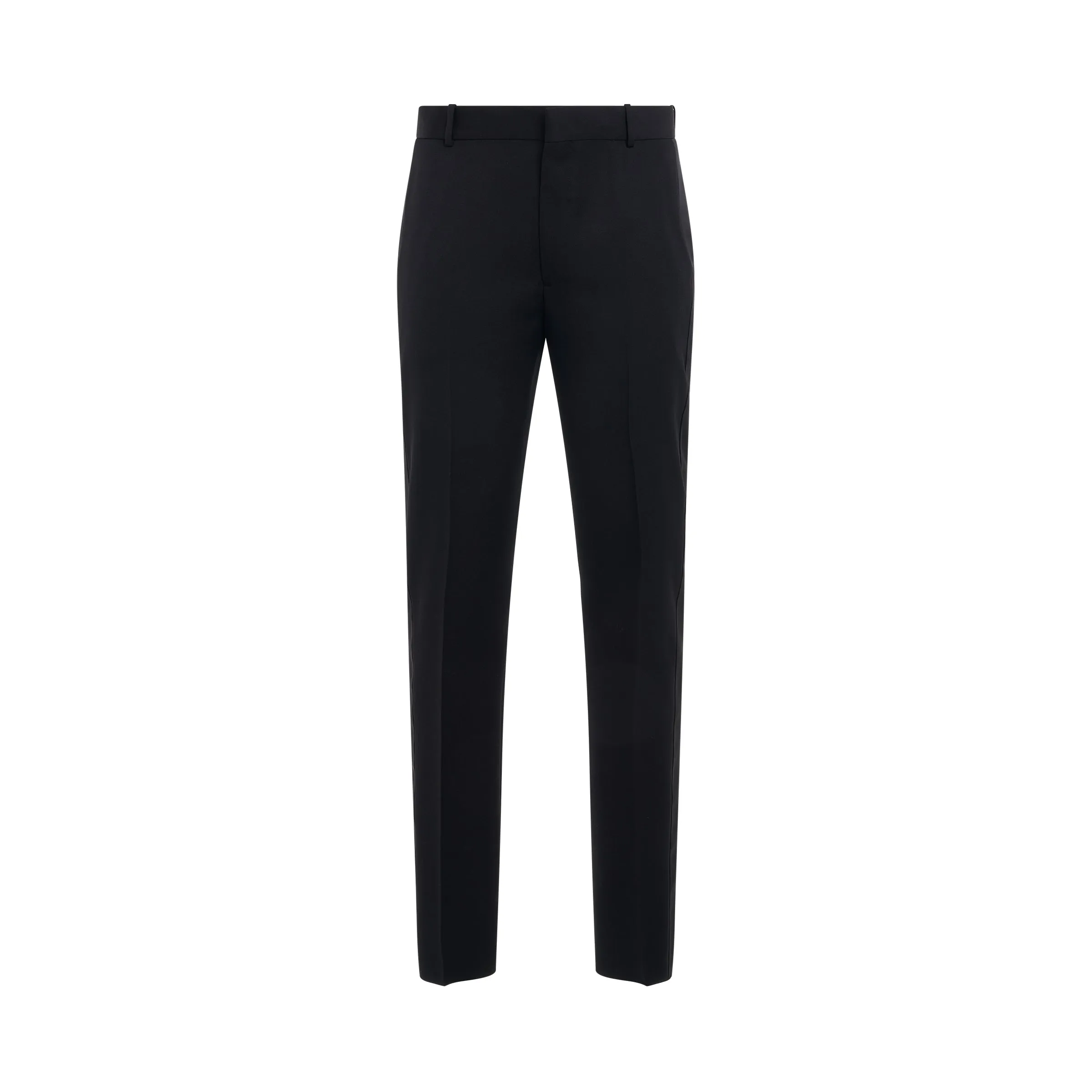 Evening Tuxedo Trousers in Black sold by MARAIS