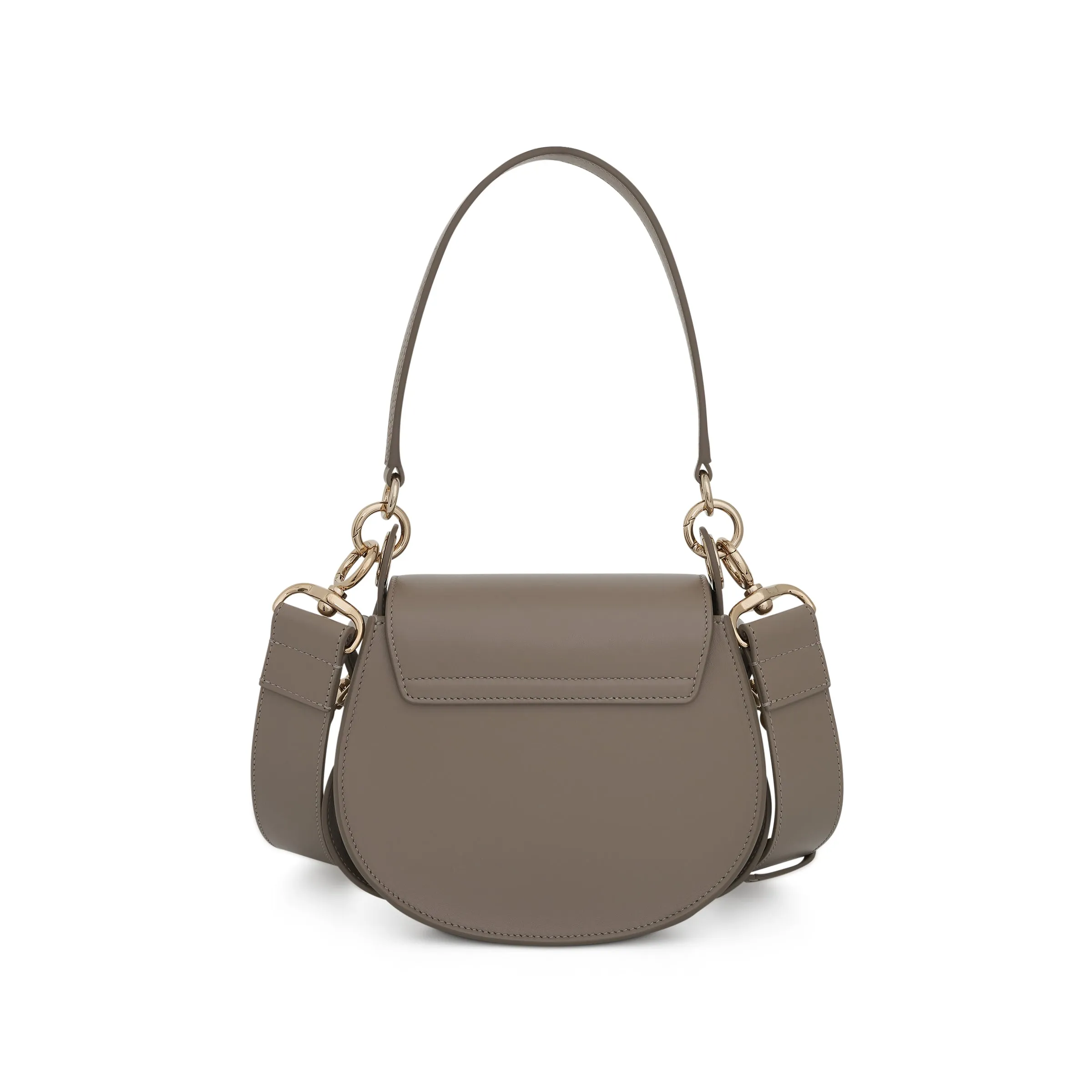 Small Tess Bag in Shiny & Suede Calfskin in Motty Grey sold by MARAIS product image thumbnail 2