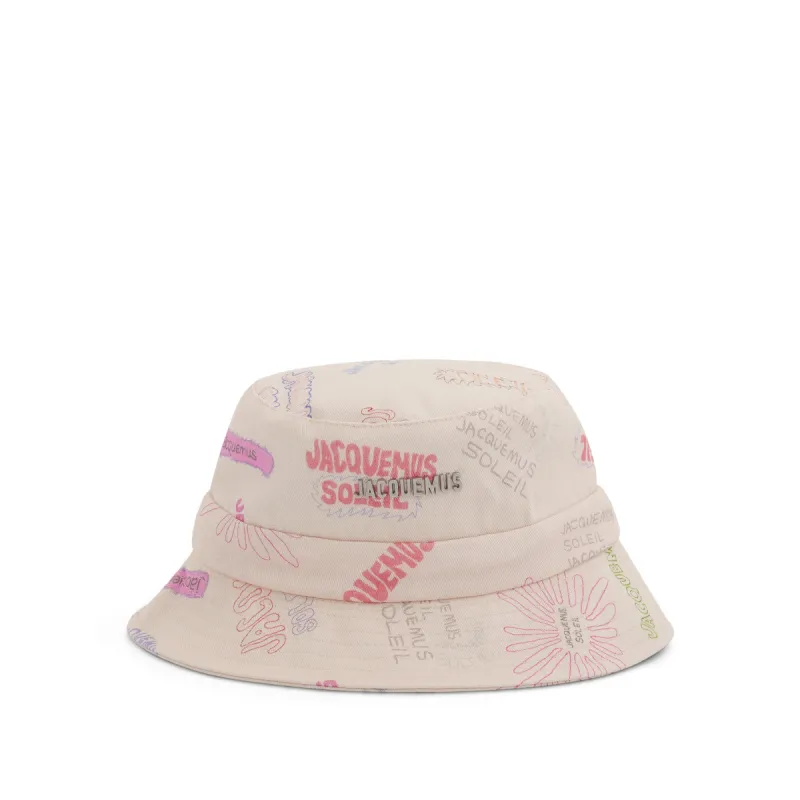 Gadjo Knotted Bucket Hat in Multi Tags sold by MARAIS