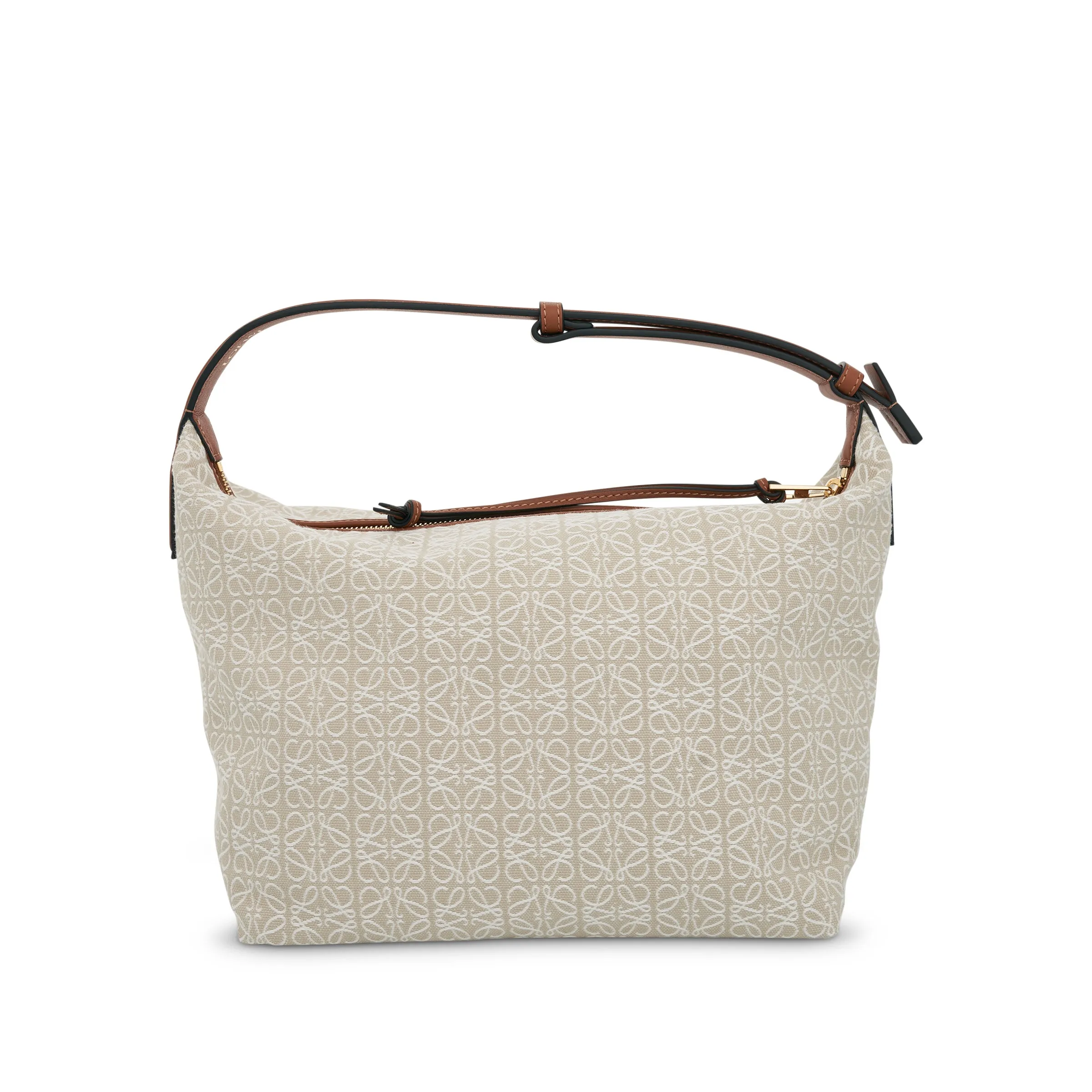Medium Cubi Bag in Anagram Jacquard and Calfskin in Ecru sold by MARAIS product image thumbnail 3