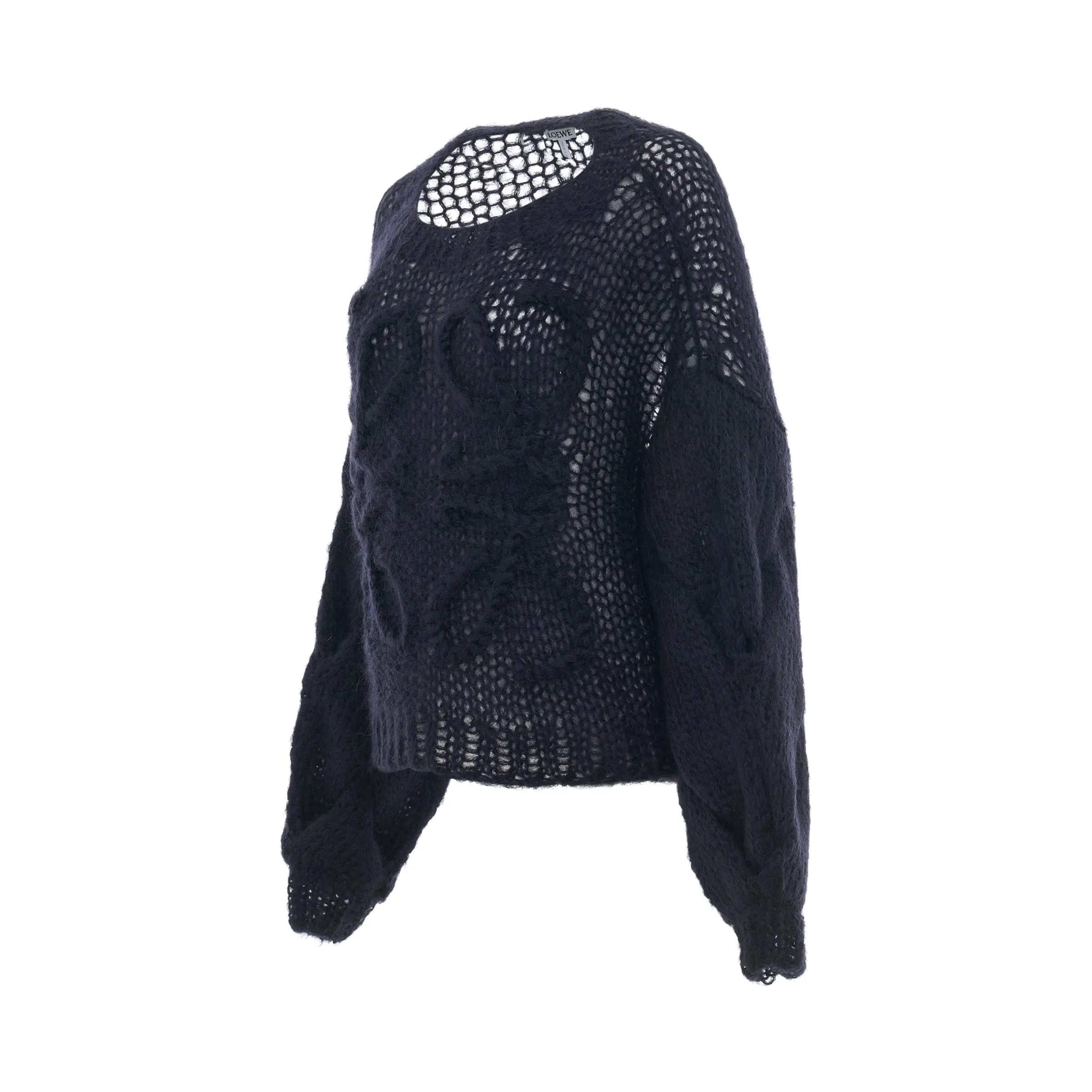 Anagram Mohair Sweater in Dark Navy sold by MARAIS product image thumbnail 2