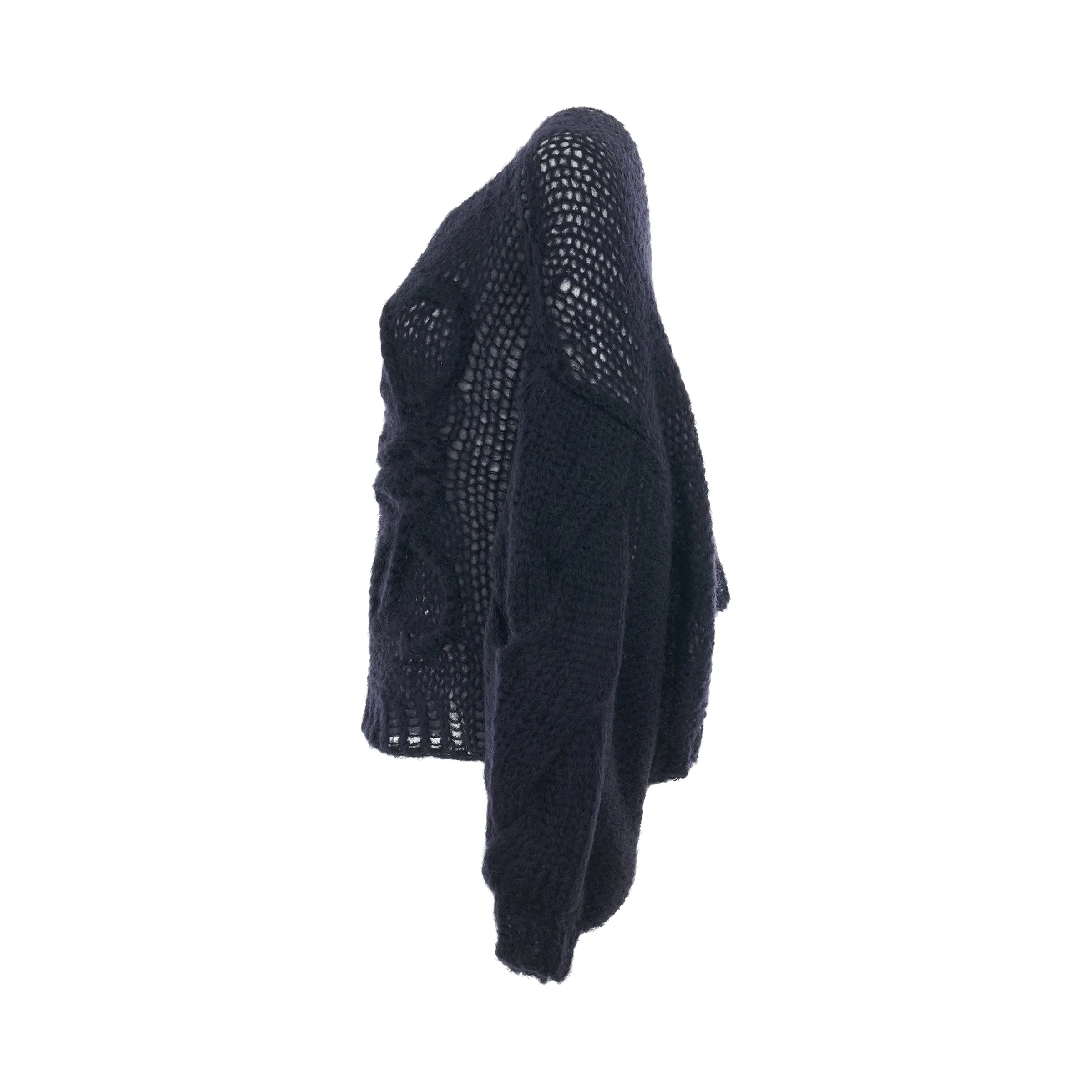 Anagram Mohair Sweater in Dark Navy sold by MARAIS product image thumbnail 3