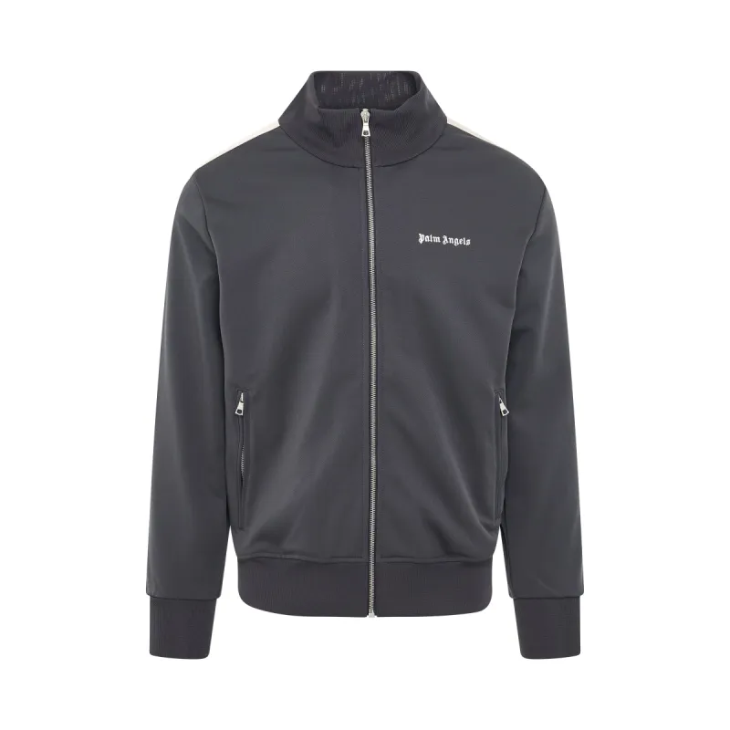 New Classic Track Jacket in Dark Grey sold by MARAIS
