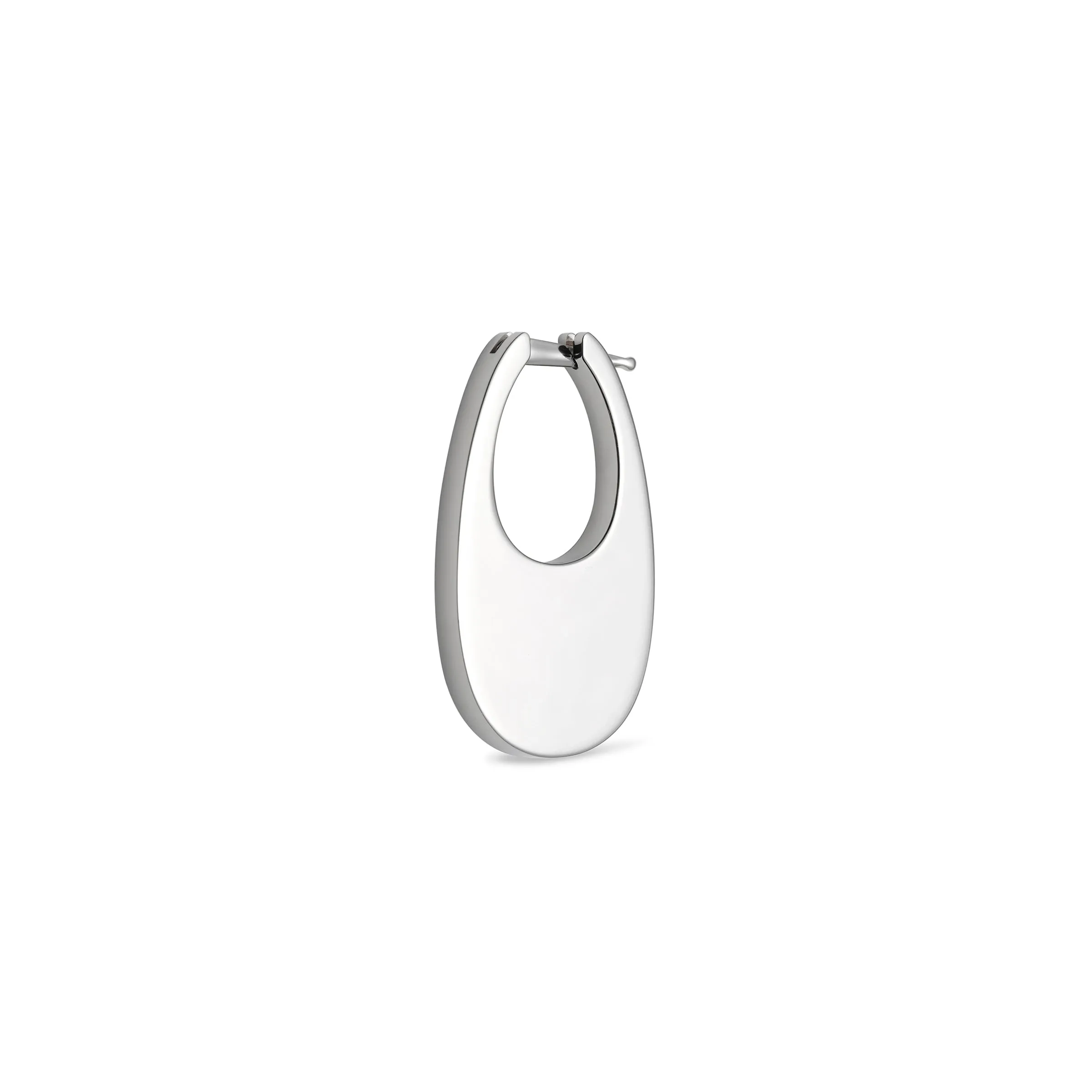 Medium Swipe Earring in Silver sold by MARAIS product image thumbnail 2