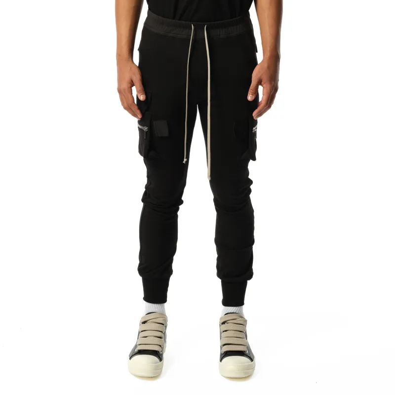 Cotton Mastodon Cargo Pants in Black sold by MARAIS