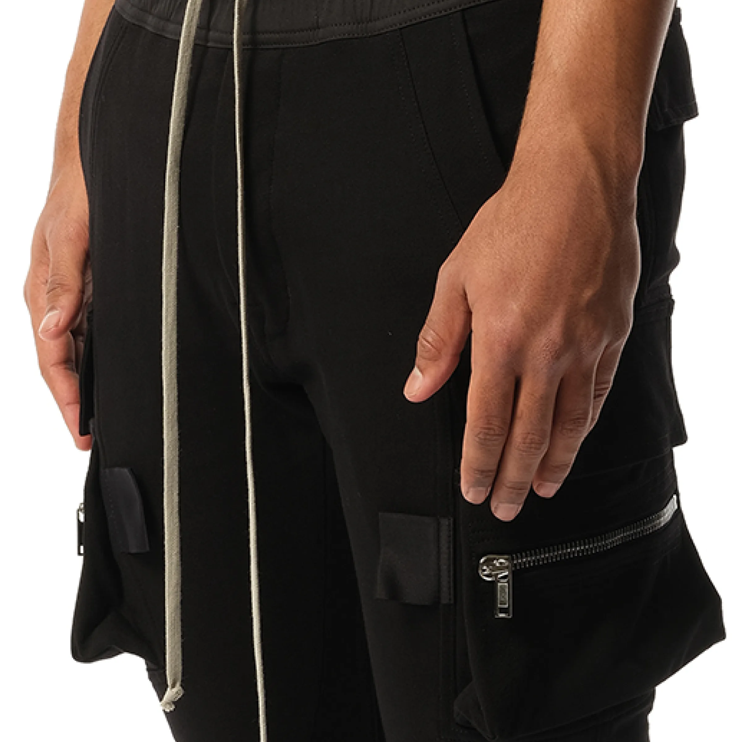 Cotton Mastodon Cargo Pants in Black sold by MARAIS product image thumbnail 3