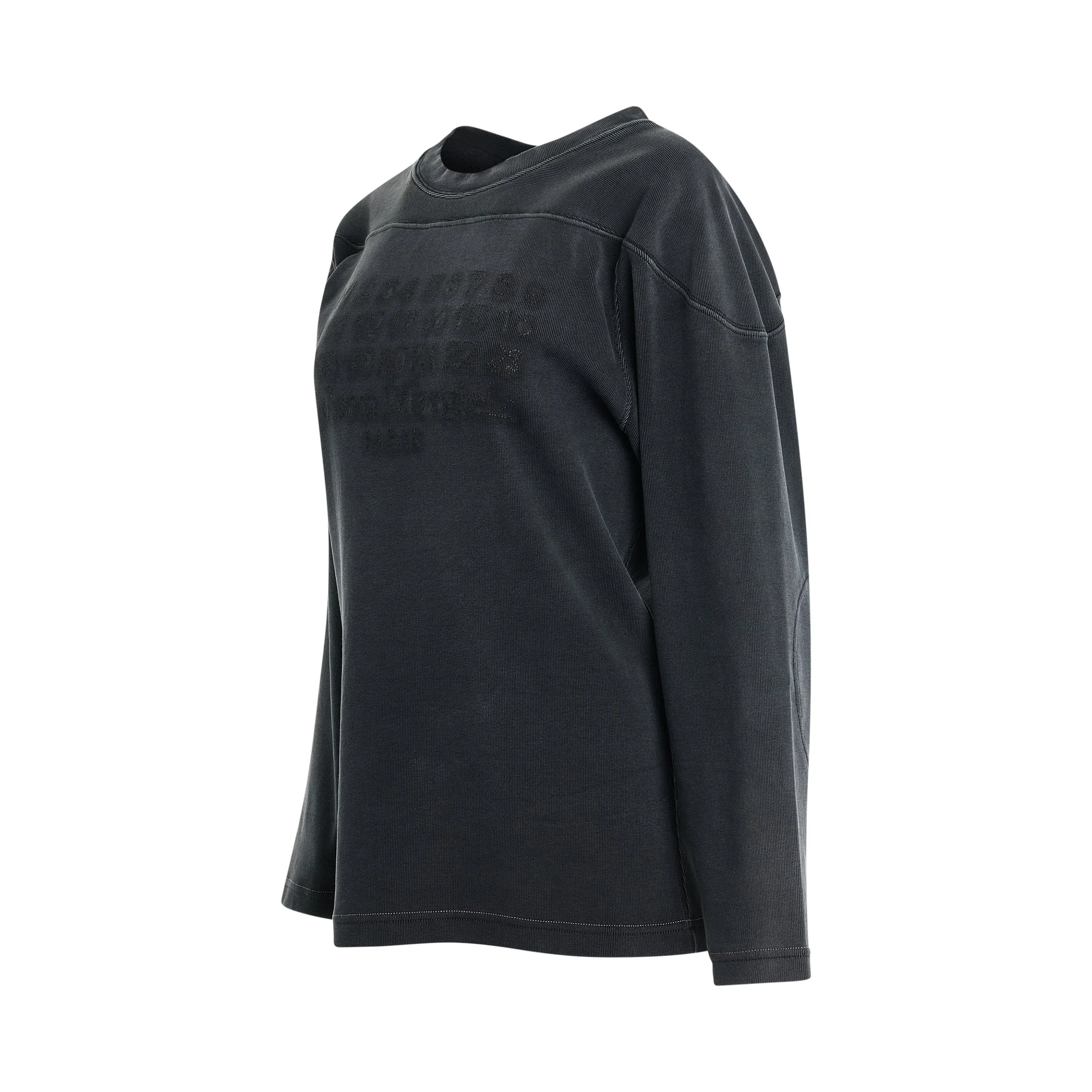 Rib Cotton Logo Sweatshirt in Black sold by MARAIS product image thumbnail 2