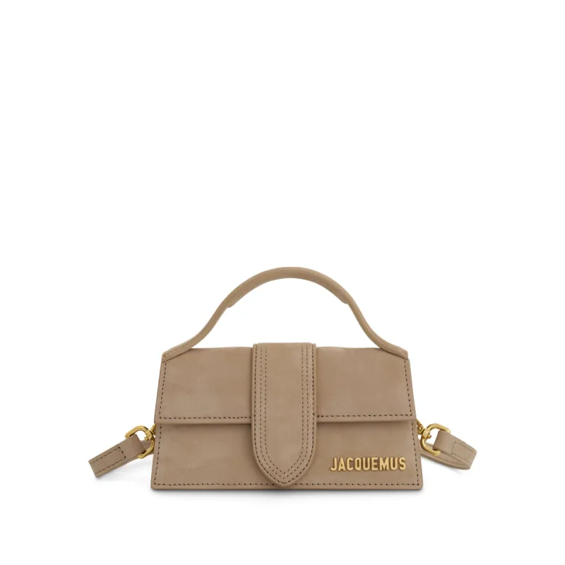 Le Bambino Mini Leather Bag in Dark Beige sold by MARAIS