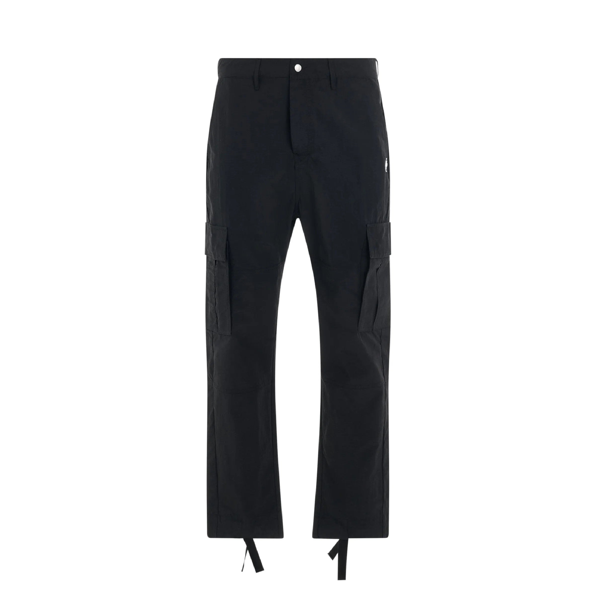 Cross Cargo Pants in Black/White sold by MARAIS