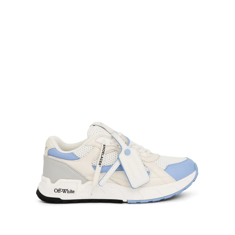 Kick off Sneaker In Colour White/Light Blue sold by MARAIS