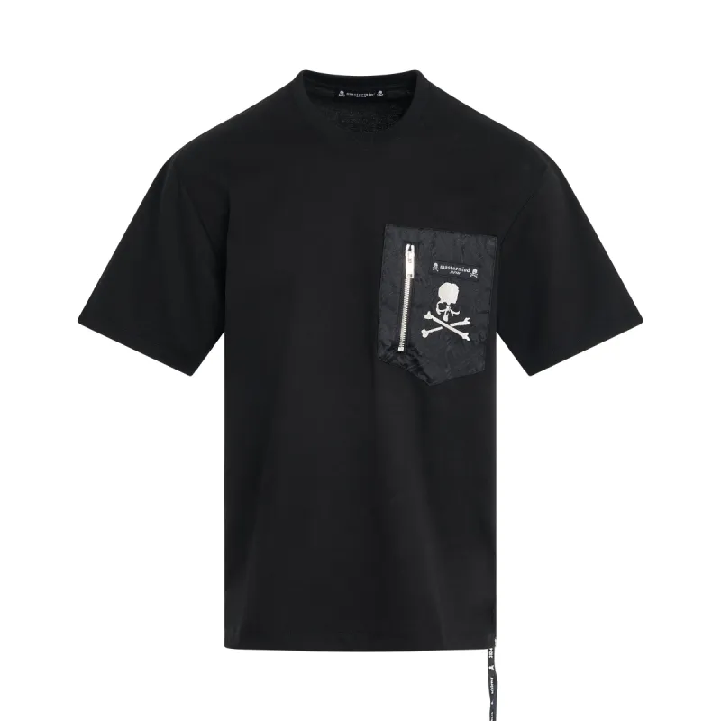 Mastermind Pocket T-Shirt in Black sold by MARAIS