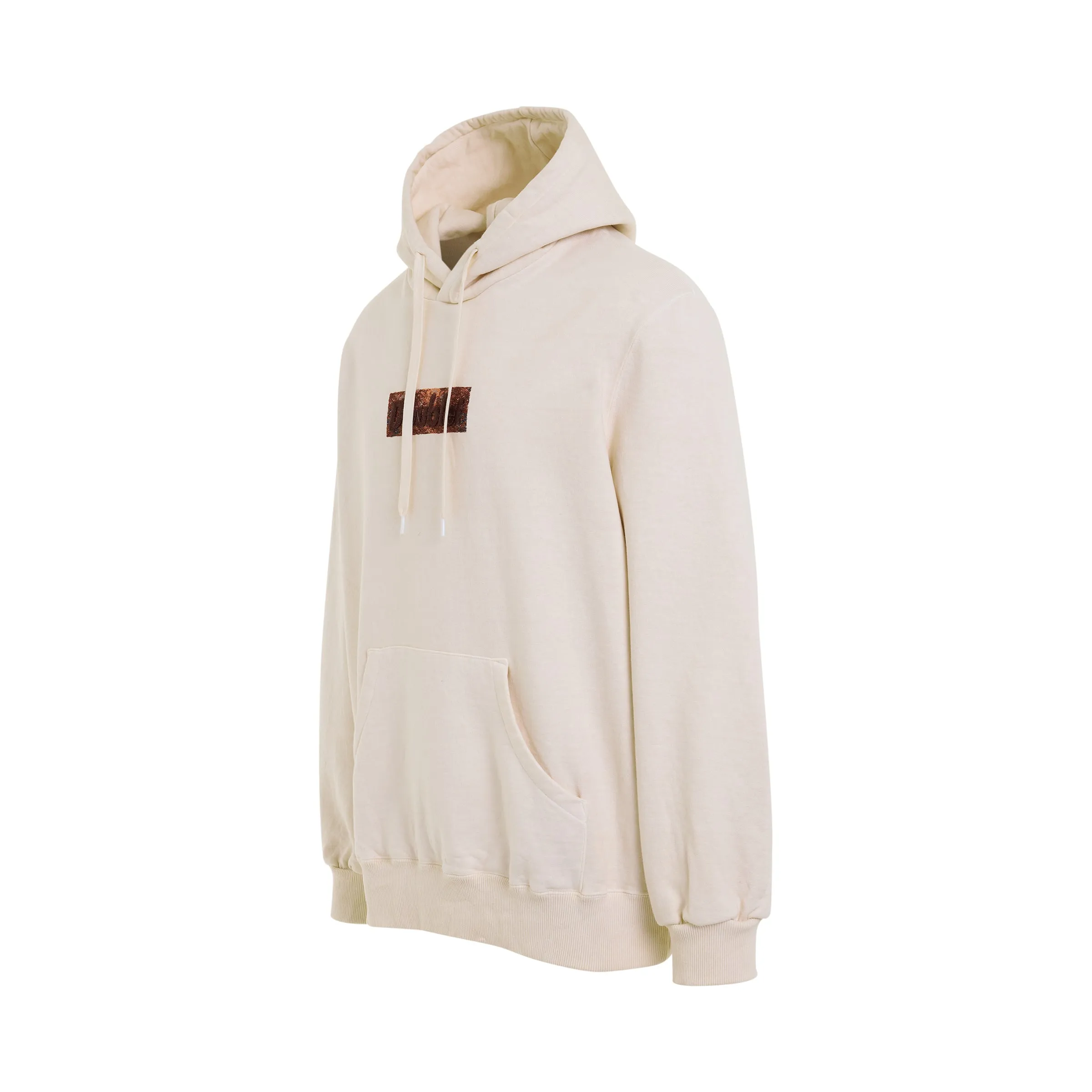 Rust Embroidery Hoodie in Ivory sold by MARAIS product image thumbnail 2