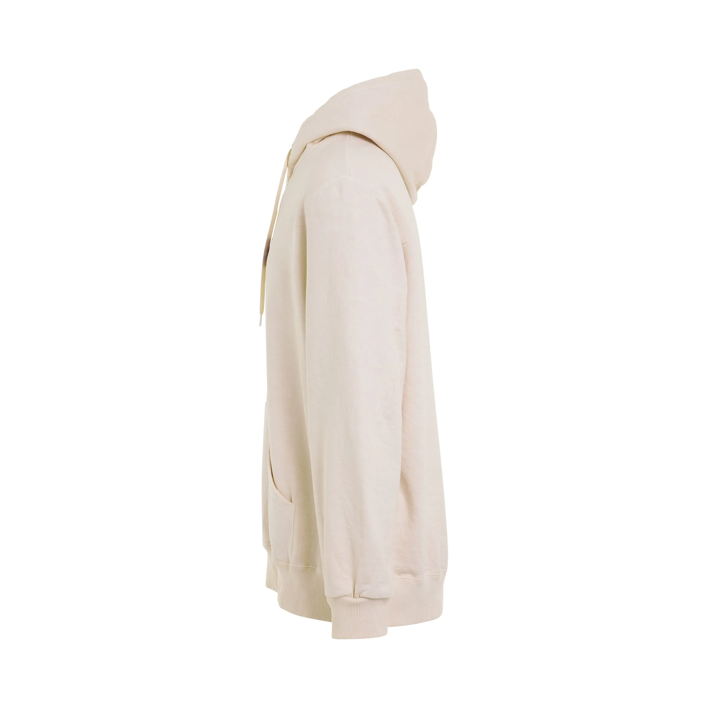 Rust Embroidery Hoodie in Ivory sold by MARAIS product image thumbnail 3